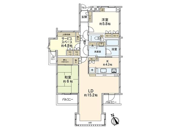 茅ヶ崎東海岸パーク・ホームズ 間取図(平面図) 茅ヶ崎東海岸パーク・ホームズ 間取図(平面図)