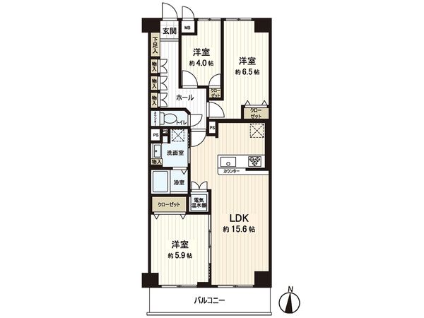 コスモ茅ヶ崎サザンヒル 間取図(平面図) コスモ茅ヶ崎サザンヒル 間取図(平面図)