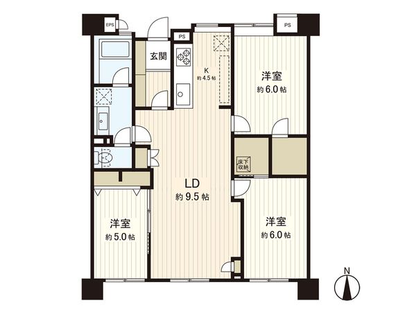 ジョイ茅ヶ崎第2ビル 間取図(平面図) ジョイ茅ヶ崎第2ビル 間取図(平面図)