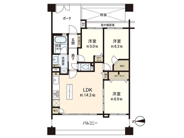 間取図(平面図)