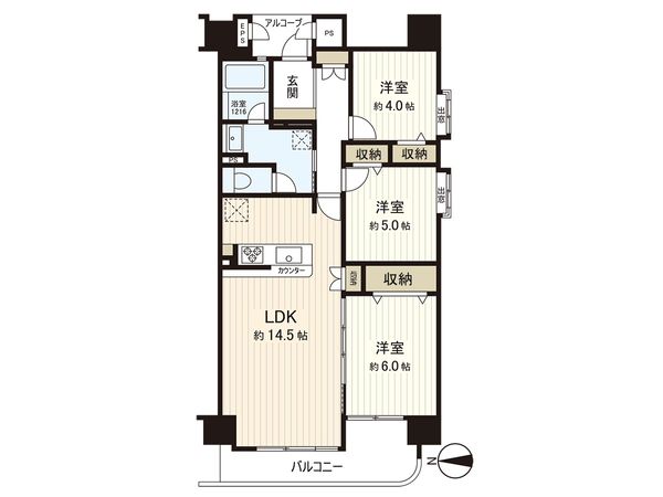 ジョイ茅ヶ崎第一ビル 間取図(平面図) 間取図(平面図)