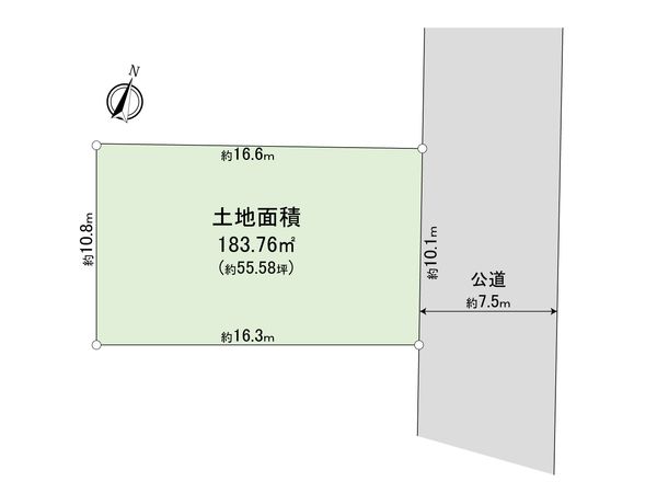 鎌倉市城廻 土地 区画図 鎌倉市城廻 土地 区画図