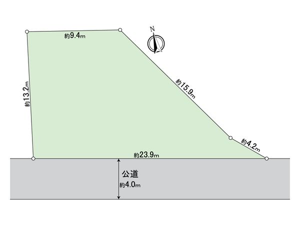 鎌倉市玉縄5丁目 土地 区画図 鎌倉市玉縄5丁目 土地 区画図