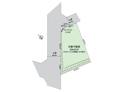 鎌倉市玉縄2丁目 土地 A区画 区画図