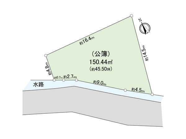鎌倉市植木 土地 区画図 鎌倉市植木 土地 区画図