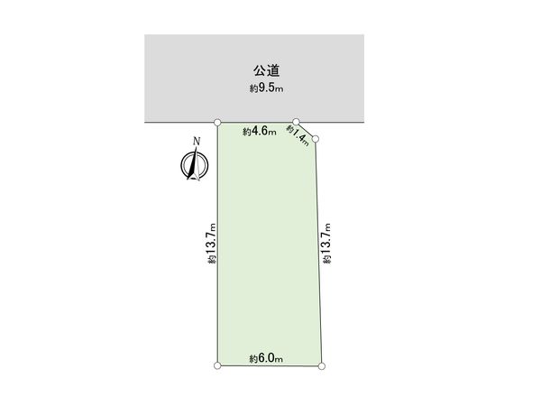 横浜市栄区飯島町 土地 区画図 横浜市栄区飯島町 土地 区画図