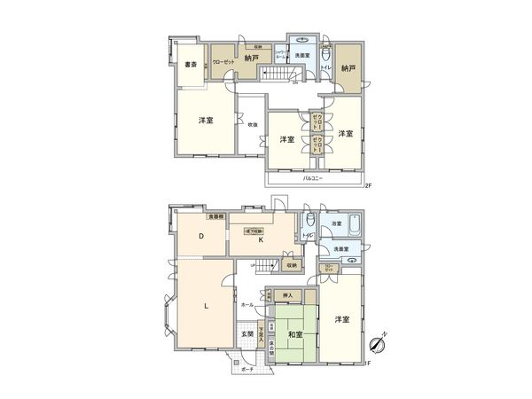 鎌倉市高野 戸建 間取図(平面図) 鎌倉市高野 戸建 間取図(平面図)