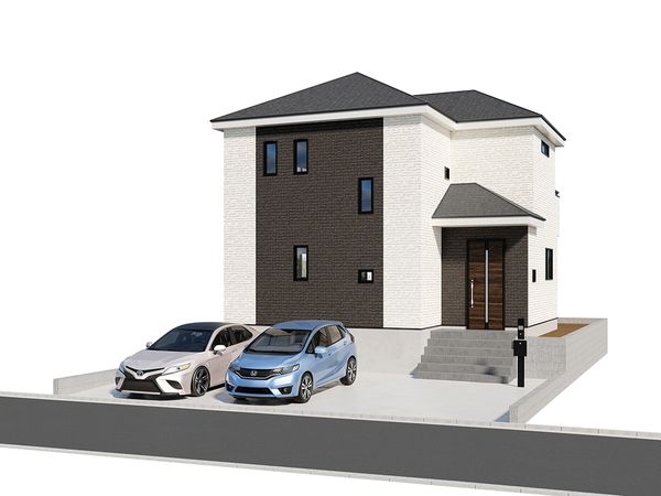 鎌倉市今泉台7丁目 新築戸建 外観パース図