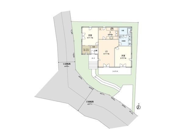 鎌倉市今泉台5丁目 戸建 間取図(平面図) 鎌倉市今泉台5丁目 戸建 間取図(平面図)