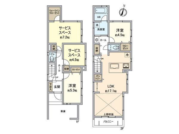 横浜市栄区笠間4丁目 新築戸建6号棟 間取図(平面図) 横浜市栄区笠間4丁目 新築戸建6号棟 間取図(平面図)