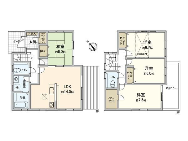 今泉台7丁目 戸建 間取図(平面図) 間取図(平面図)