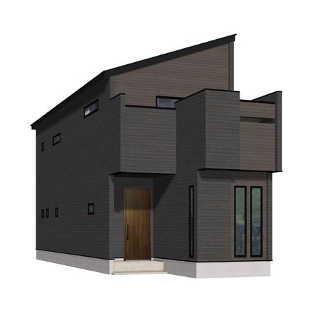 藤沢市遠藤 新築戸建 2号棟 外観パース図 藤沢市遠藤 新築戸建 2号棟 外観パース図