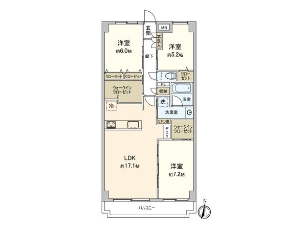 グローリア初穂鎌倉岡本 間取図(平面図) 間取図(平面図)