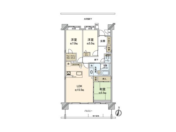 レーベンハイム鎌倉マナーハウス 間取図(平面図)