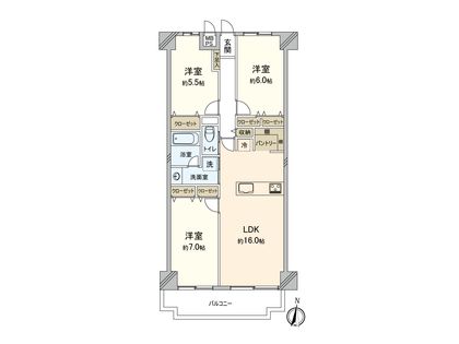 間取図(平面図) 間取図(平面図)