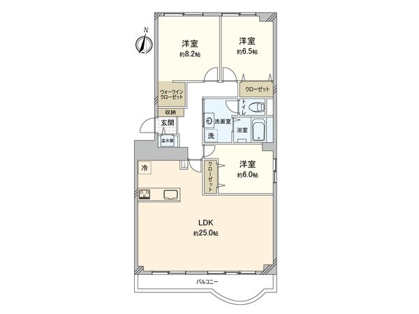 鎌倉ロジュマン C棟 間取図(平面図) 鎌倉ロジュマン C棟 間取図(平面図)