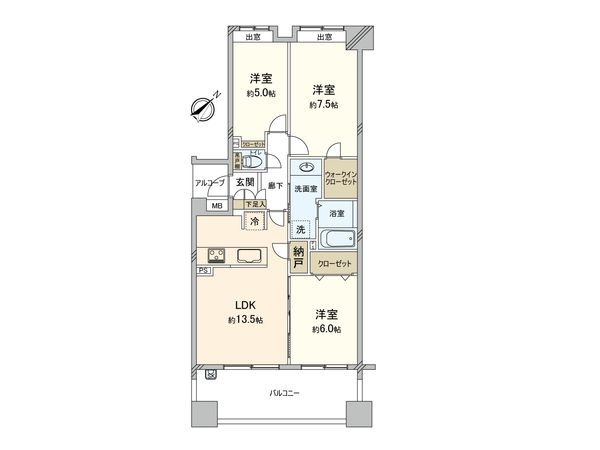 リーデンススクエア鎌倉台 間取図(平面図) リーデンススクエア鎌倉台 間取図(平面図)