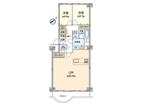 鎌倉ロジュマン C棟 間取図(平面図) 鎌倉ロジュマン C棟 間取図(平面図)
