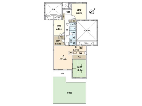 藤和ライブタウン大船 3号棟 間取図(平面図) 藤和ライブタウン大船 3号棟 間取図(平面図)