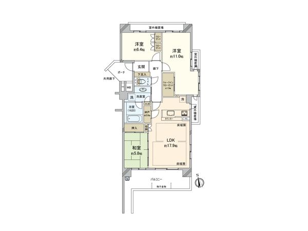 パークホームズ鎌倉岩瀬ザ・レジデンス 間取図(平面図) パークホームズ鎌倉岩瀬ザ・レジデンス 間取図(平面図)