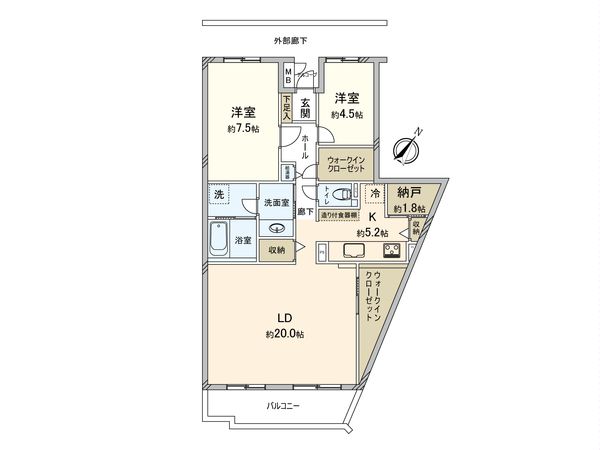 エステハイツ大船 間取図(平面図) エステハイツ大船 間取図(平面図)