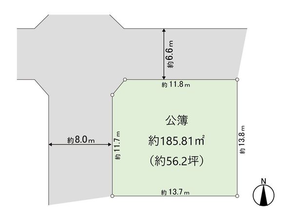 保土ケ谷区権太坂1丁目 土地 区画図