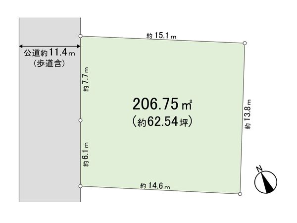 戸塚区平戸町 土地 区画図 区画図