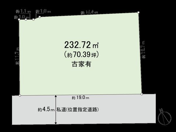 戸塚区平戸町 土地 区画図 戸塚区平戸町 土地 区画図