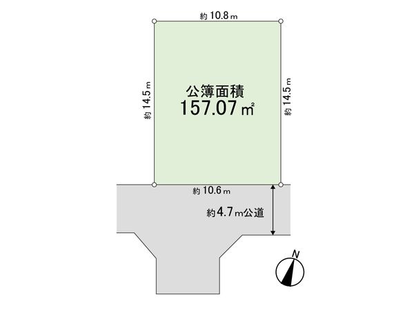 平塚市桜ケ丘 土地 区画図