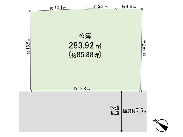 戸塚区平戸町土地 区画図 戸塚区平戸町土地 区画図