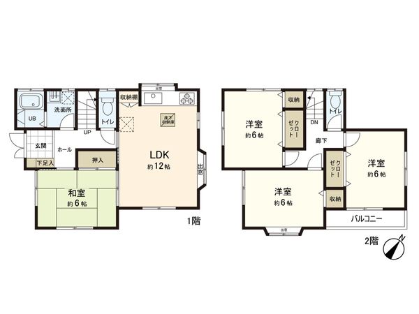 戸塚区前田町 戸建 間取図(平面図) 戸塚区前田町 戸建 間取図(平面図)