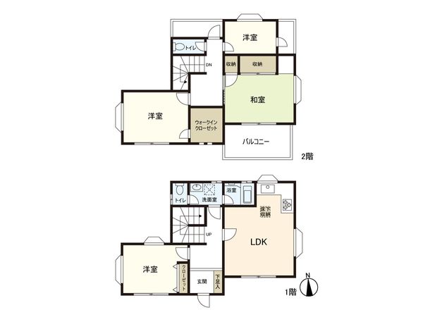 戸塚区上柏尾町 戸建 間取図(平面図) 戸塚区上柏尾町 戸建 間取図(平面図)