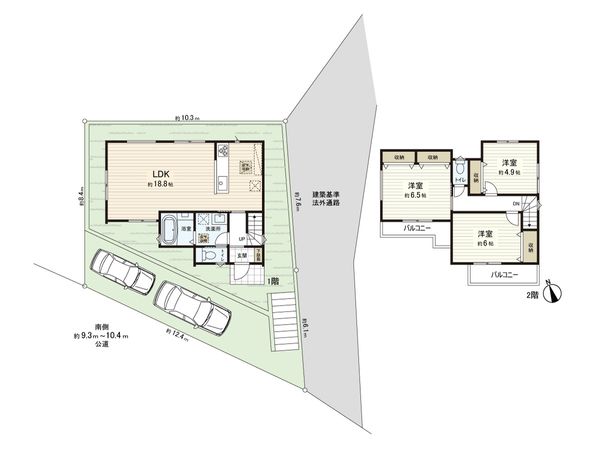 戸塚区川上町 新築戸建C号棟 間取図(平面図)