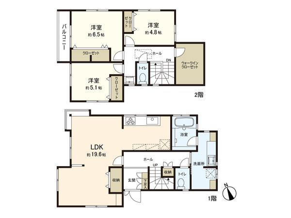 戸塚区前田町 戸建 間取図(平面図)
