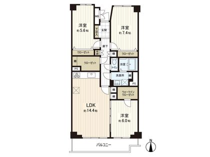 間取図(平面図) 間取図(平面図)