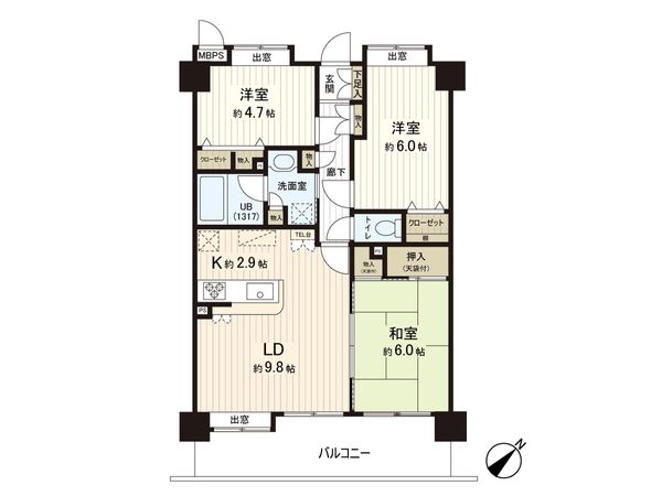 間取図(平面図)