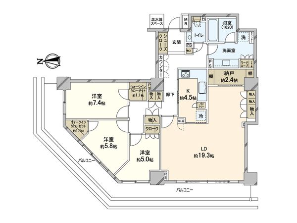 Beタワー 間取図(平面図) Beタワー 間取図(平面図)