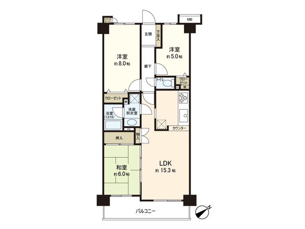 グランガーデン東戸塚 間取図(平面図)