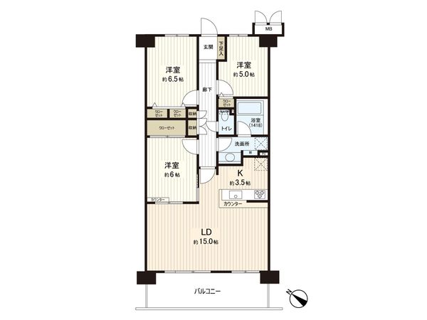 グランシティ保土ケ谷 間取図(平面図) グランシティ保土ケ谷 間取図(平面図)