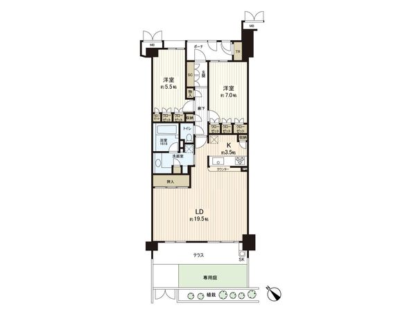 ソフィア戸塚アクアステージ 間取図(平面図) ソフィア戸塚アクアステージ 間取図(平面図)