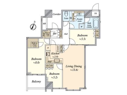 間取図(平面図)