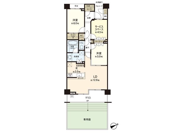 パークホームズ東戸塚プレシャスアベニュー 間取図(平面図) 間取図(平面図)