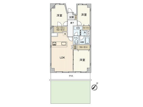 横浜パークタウン H棟 間取図(平面図) 横浜パークタウン H棟 間取図(平面図)