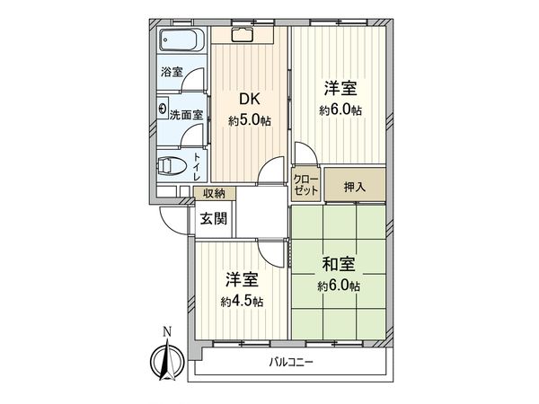 スカイヴィレッジ戸塚 間取図(平面図) スカイヴィレッジ戸塚 間取図(平面図)