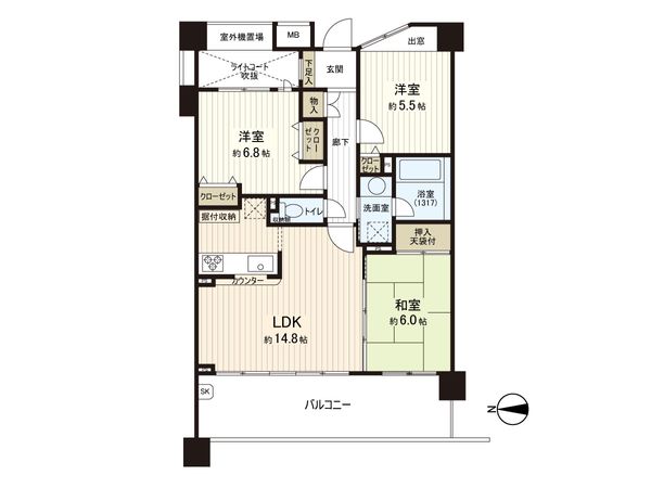 間取図(平面図)