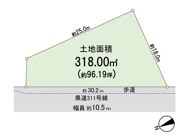 三浦郡葉山町長柄 区画図