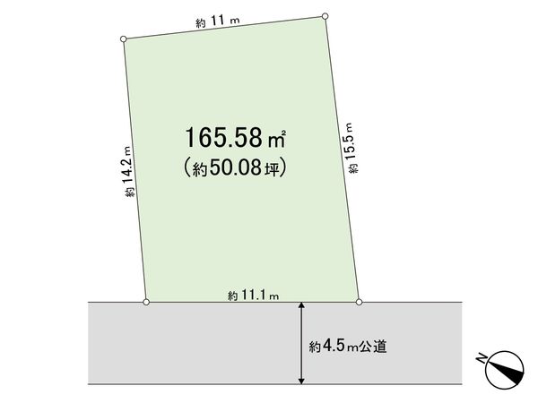 逗子市新宿1丁目 区画図