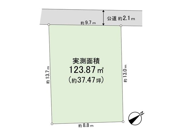 逗子市逗子7丁目 区画図