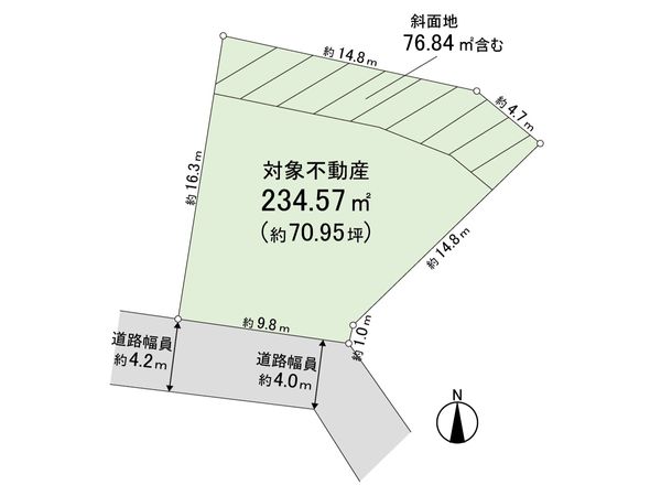 逗子市沼間1丁目 区画図