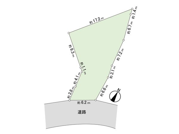 三浦郡葉山町一色 土地 区画図 三浦郡葉山町一色 土地 区画図